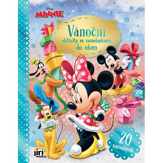 Levně Vánoční aktivity se samolepkami do oken Minnie