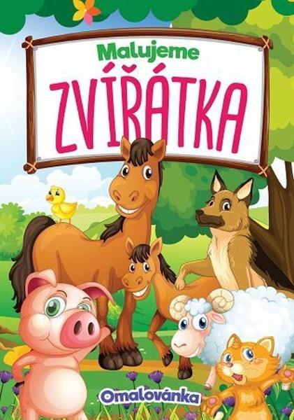 Levně Malujeme zvířátka Omalovánka