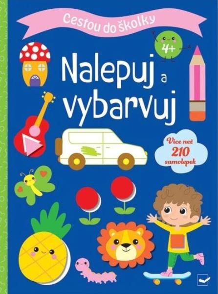 Cestou do školky Nalepuj a vybarvuj - 9788025637166