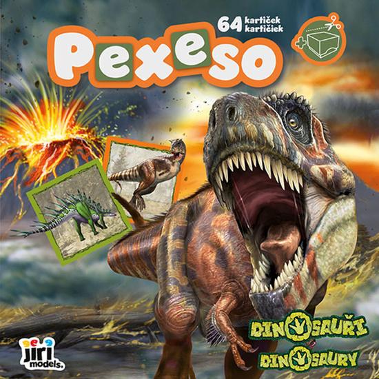 Levně Pexeso v sešitu Dinosauři