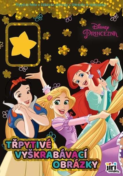 Levně Třpytivé vyškrabávací obrázky Princezny