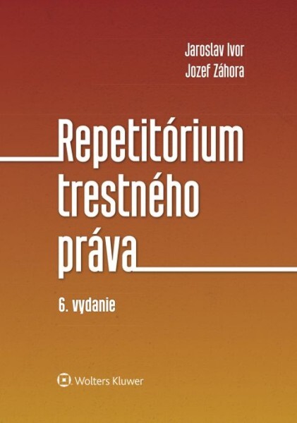 Repetitórium trestného práva - 9788057107095