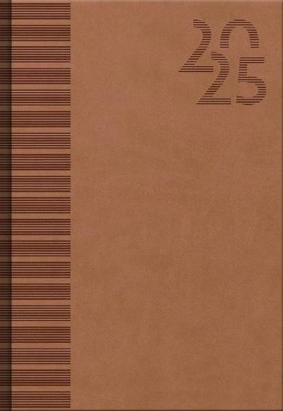 Denní diář FSC A5 cz/sk 2025 VIVELLA Brown