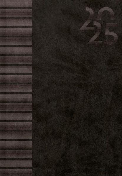 Denní diář FSC A5 cz/sk 2025 VIVELLA Black
