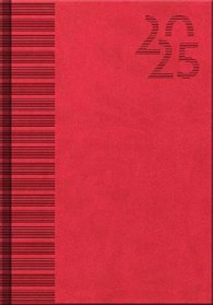 Denní diář FSC A5 cz/sk 2025 VIVELLA Red