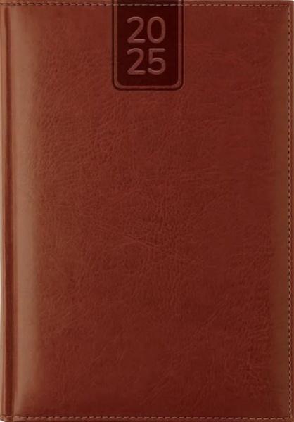 Denní diář FSC A5 cz/sk 2025 NEBRASKA Brown