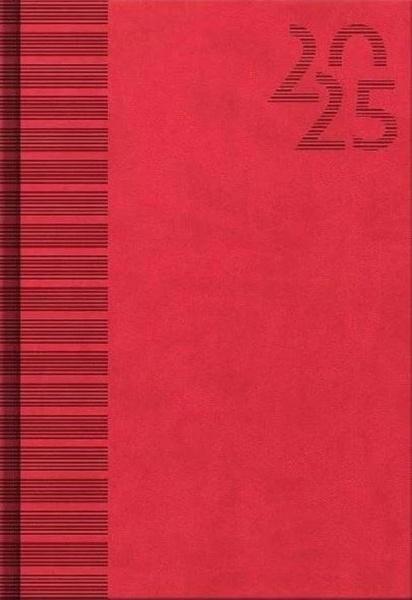 Týdenní diář FSC A5 cz/sk 2025 VIVELLA Red