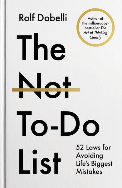 The Not-To-Do List - 1805463284