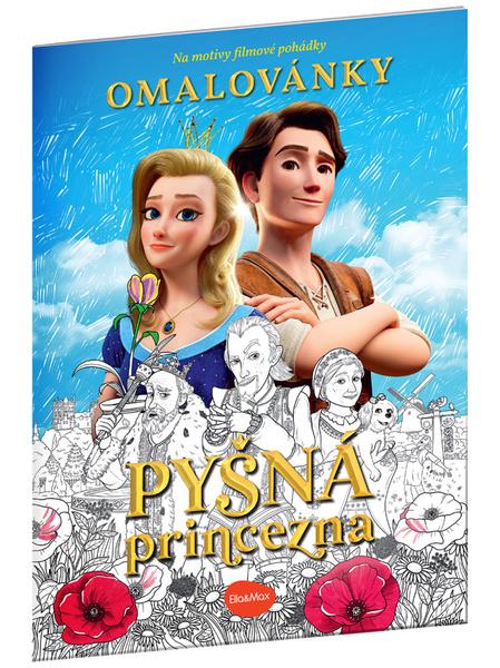 Pyšná princezna – Omalovánky na motivy filmové pohádky - 9788076772755