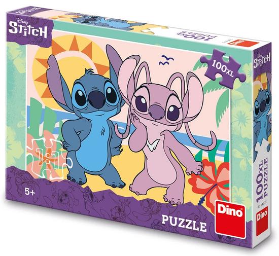 Levně Puzzle 100XL Stitch na pláži