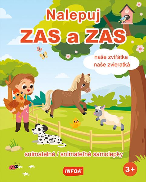 Levně Nalepuj ZAS a ZAS Naše zvířátka