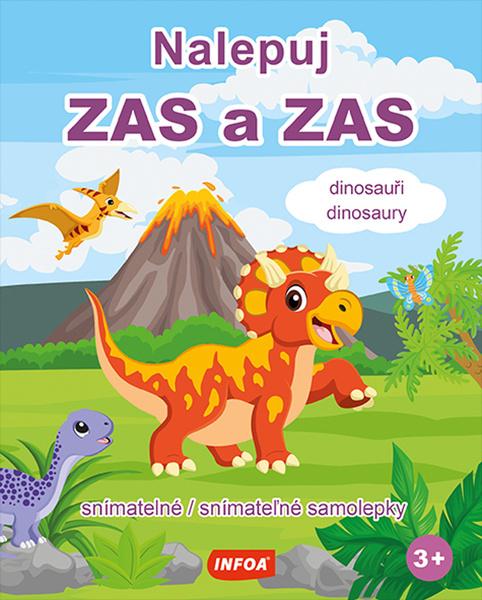 Levně Nalepuj ZAS a ZAS Dinosauři/Dinosaury