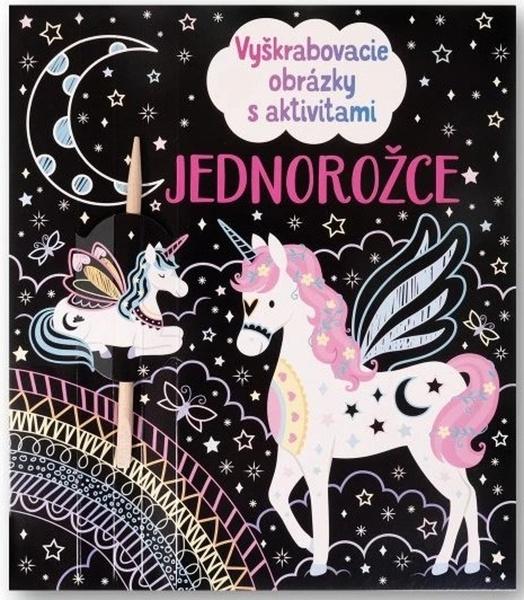 Levně Vyškrabovacie obrázky s aktivitami Jednorožce