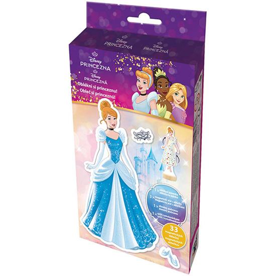 Levně Magnetické oblékání s omalovánkou Disney Princezny II