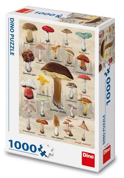Levně Puzzle 1000 Houby koláž