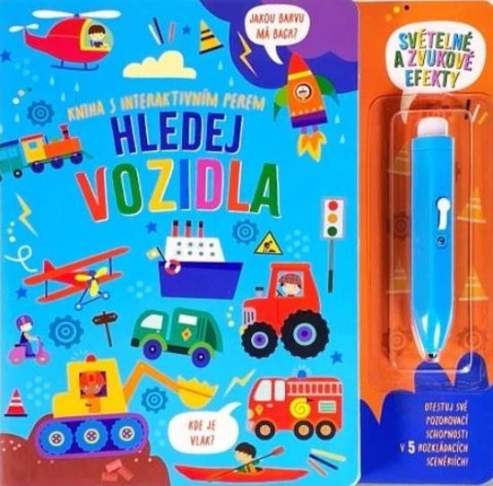 Levně Kniha s interaktivním perem Hledej vozidla
