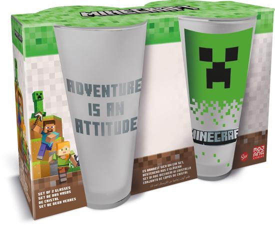 Levně Set sklenic Minecraft