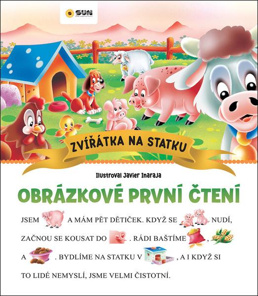 Levně Obrázkové první čtení Zvířátka na statku