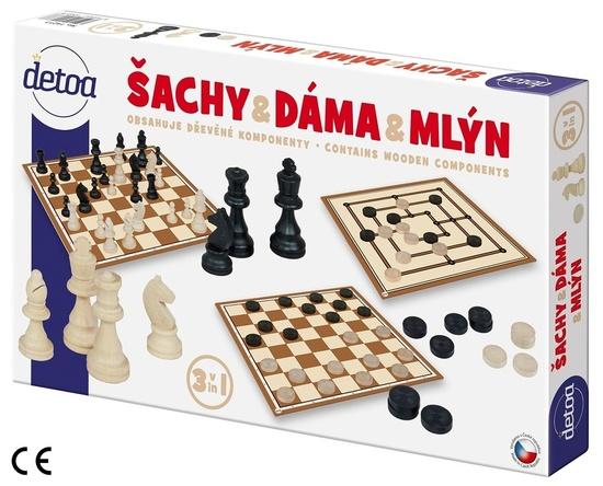 Levně Detoa Šachy a dáma