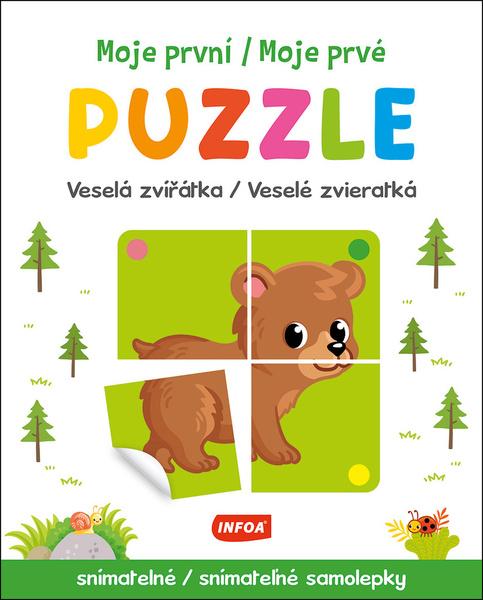 Levně Moje první/Moje prvé puzzle Veselá zvířátka/Veselé zvieratká