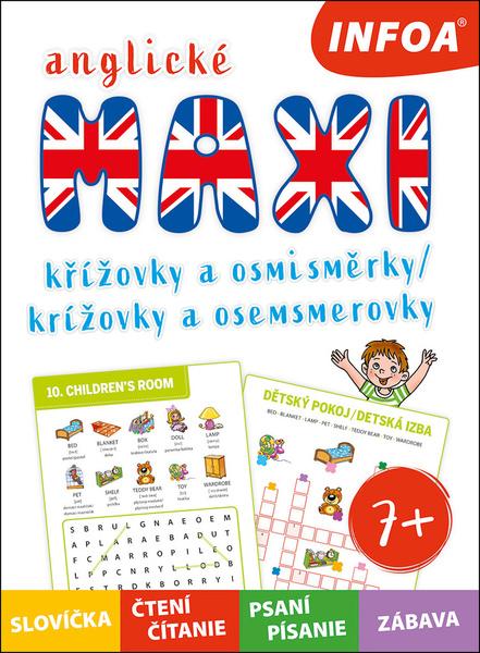 Levně Maxi anglické křížovky a osmisměrky/krížovky a osemsmerovky