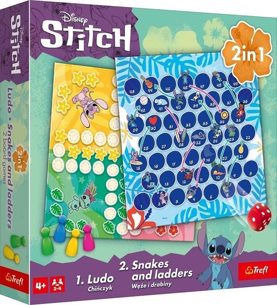 Levně Hry Lilo & Stitch, 2v1 Člověče, nezlob se a Hadi a žebříky