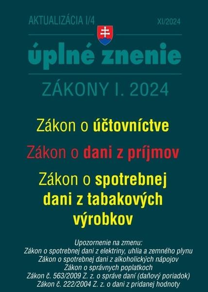 Levně Aktualizácia I/4 2024 – daňové a účtovné zákony