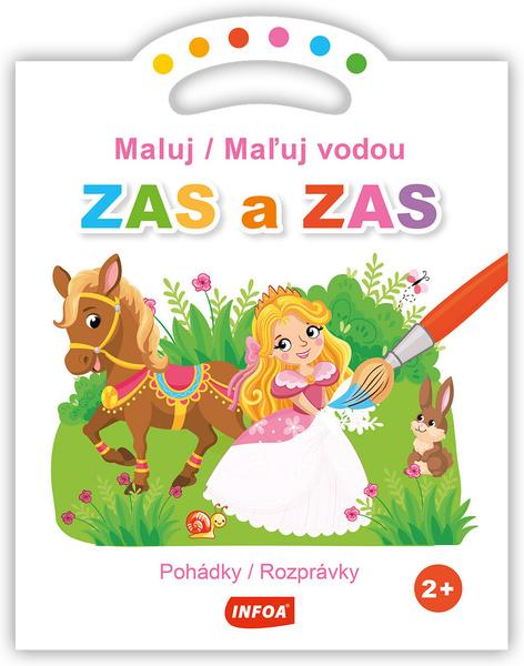 Levně Maluj/Maľuj vodou ZAS a ZAS Pohádky/Rozprávky