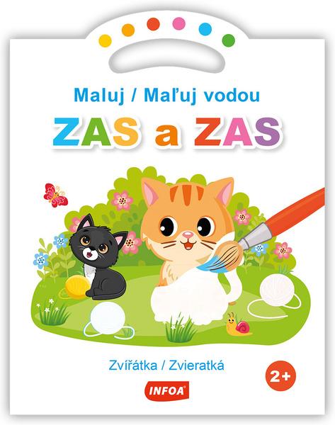 Levně Maluj/Maľuj vodou ZAS a ZAS Zvířátka/Zvieratká