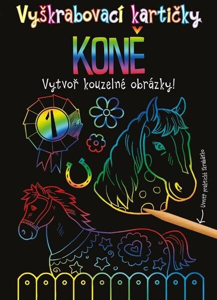 Levně Vyškrabovací kartičky Koně