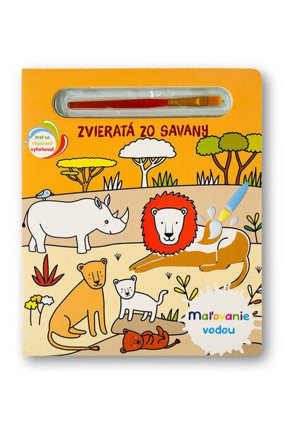 Levně Maľovanie vodou Zvieratá zo savany