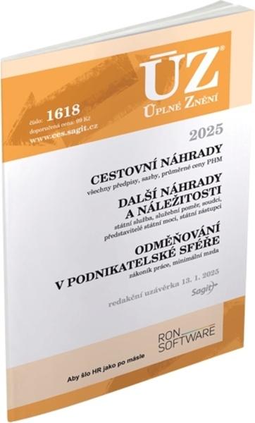 ÚZ 1618 Cestovní náhrady - 9788074886614