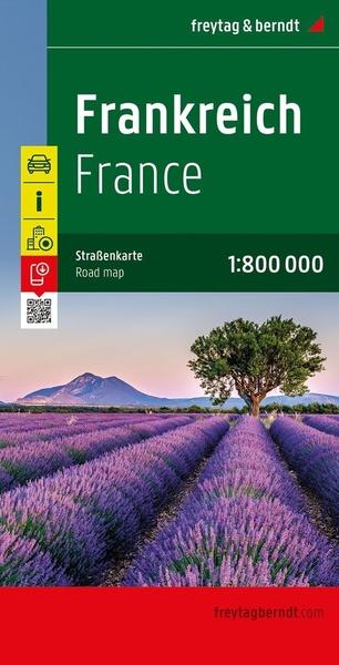Automapa Francie 1:800 000