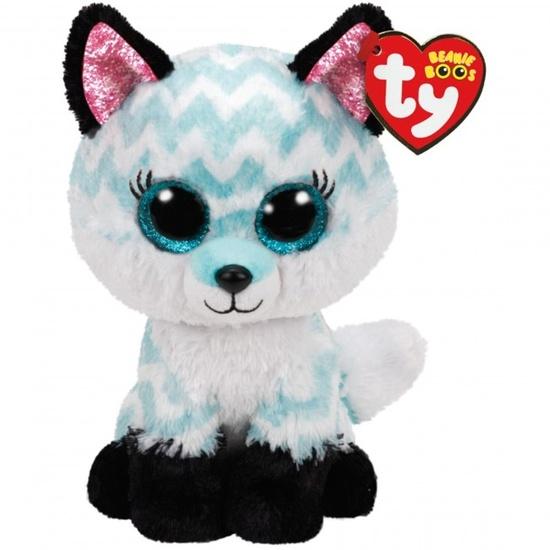 Beanie Boos Atlas světlemodrá liška 15 cm