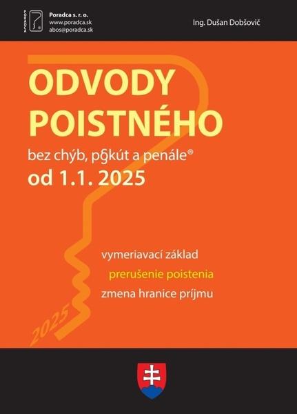 Odvody poistného od  1. 1. 2025 - 9788081622885