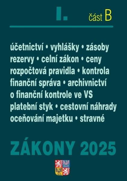 Levně Zákony I B/2025 – Účetní zákony