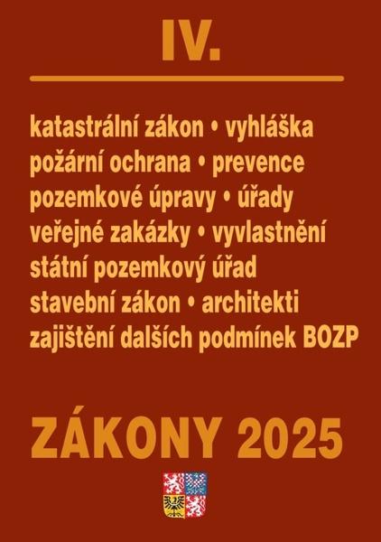 Levně Zákony IV 2025 – stavebnictví, půda