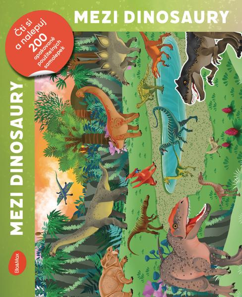 Levně Čti a nalepuj – Mezi dinosaury