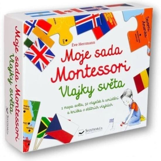 Levně Moje sada Montessori Vlajky světa