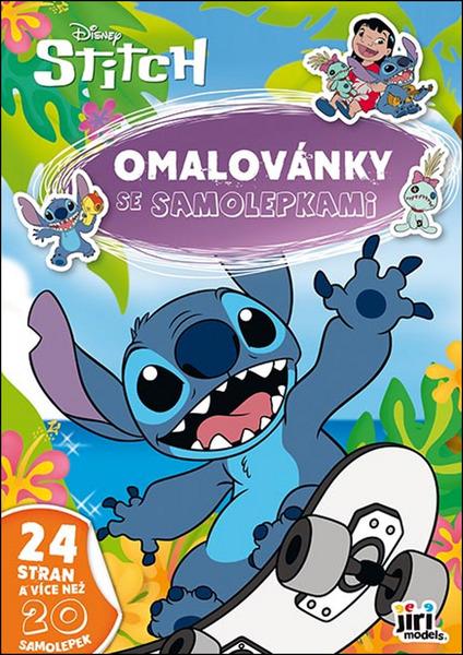 Levně Omalovánky se samolepkami Lilo & Stitch