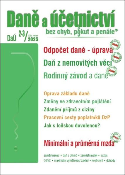 Daně a účetnictví bez chyb, pokut a penále