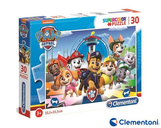 Levně Puzzle Supercolor Tlapková Patrola