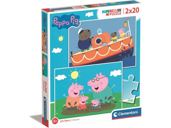 Levně Puzzle 2x20 Peppa Pig