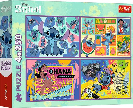 Levně Puzzle Stitch 4x250 dílků