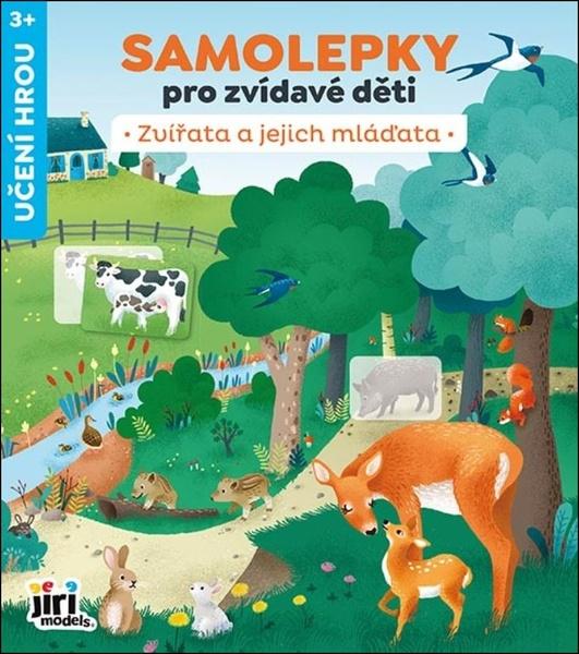 Levně Samolepky pro zvídavé děti Zvířata a jejich mláďata