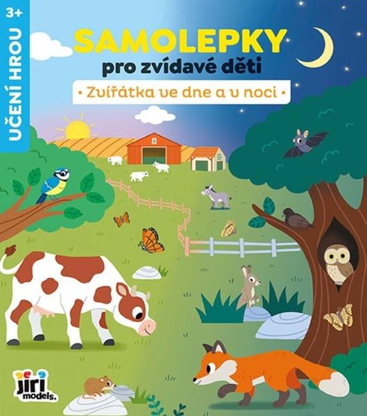 Levně Samolepky pro zvídavé děti Zvířátka ve dne a v noci