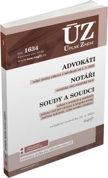 ÚZ 1634 Soudy a soudci - 9788074886775