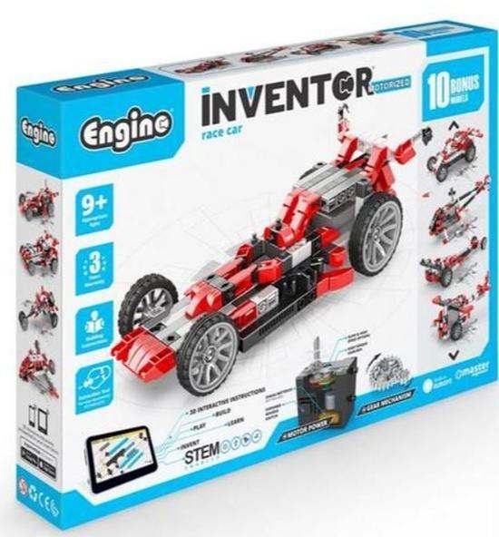 Levně Engino Inventor Závodní auto 10 modelů s motorkem