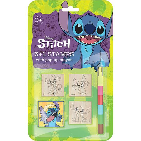 Levně Razítka 3+1 s voskovkou Lilo & Stitch
