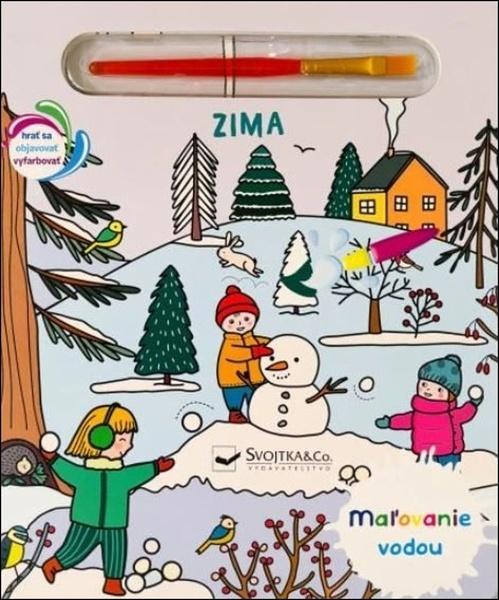 Levně Maľovanie vodou Zima
